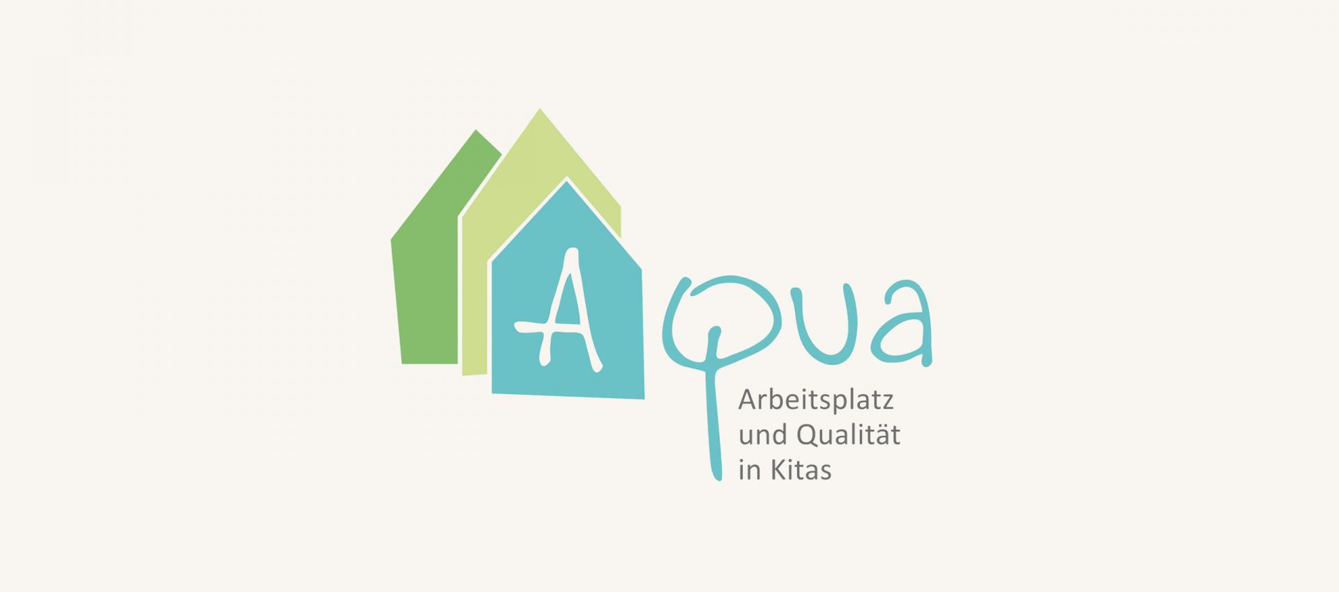 Logo AQUA Projekt (Arbeitsplatz und Qualität in Kitas)